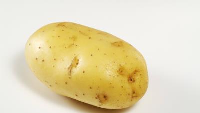 Potatoes white background young 4k wallpaper
