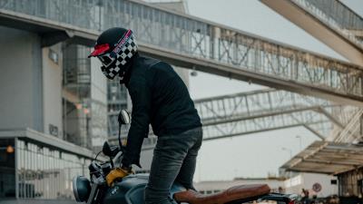 Bmw motorcyclist motorcycle 4k wallpaper