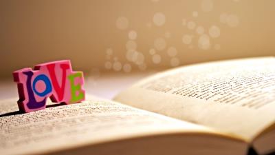 Book dice label love wor 4k wallpaper