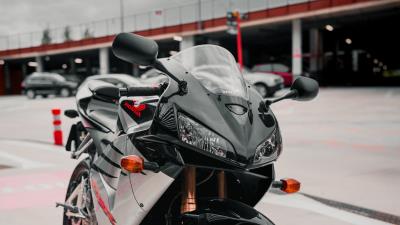 Honda motorcycle front view 4k wallpaper