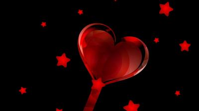 Key love heart 4k wallpaper