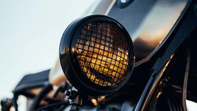 Motorcycle bike headlight 4k wallpaper