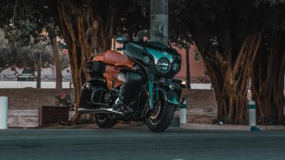Motorcycle bike street 4k wallpaper