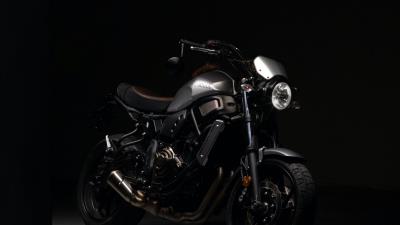 Motorcycle headlight dark 4k wallpaper