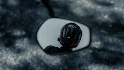 Motorcyclist helmet motorcycle picture 4k wallpaper