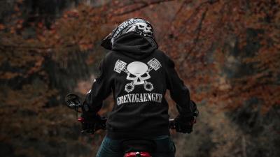 Motorcyclist motorcycle biker image 4k wallpaper