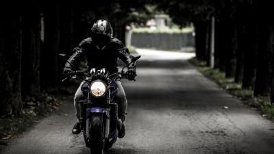 Motorcyclist motorcycle biker 4k wallpaper