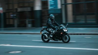 Motorcyclist speed motorcycle 4k wallpaper
