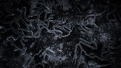 Ice macro texture 4k wallpaper