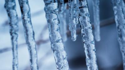 Icicles ice winter 4k wallpaper
