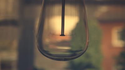 Lamps glass shape reflectio 4k wallpaper