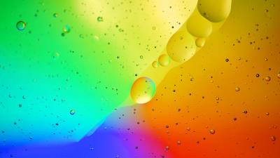 Liquid colorful macro 4k wallpaper