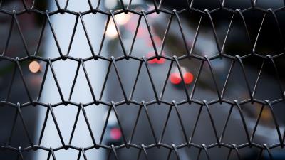 Mesh metallic blur 4k wallpaper