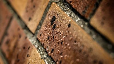 Wall drops macro 4k wallpaper