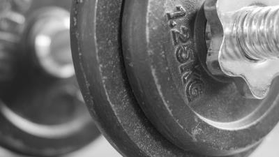 Barbell disk weightlifter 4k wallpaper
