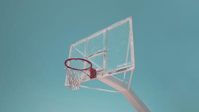 Basketball ring basketball net minimalist 4k wallpaper