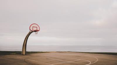 Basketball ring mesh 4k wallpaper