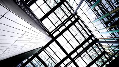 Construction structure lines 4k wallpaper