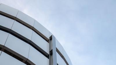 Facade building sky image 4k wallpaper