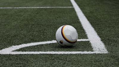 Football soccer ball lawn 4k wallpaper