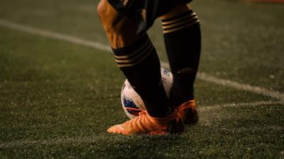 Footballer ball football boots 4k wallpaper