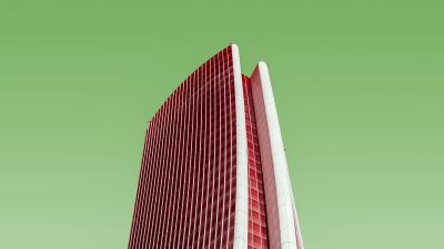 Minimalism building facade image 4k wallpaper