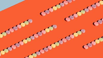 Pills colorful perfectionism 4k wallpaper
