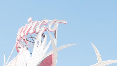 Sign architecture construction 4k wallpaper