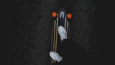 Skateboard legs sport 4k wallpaper