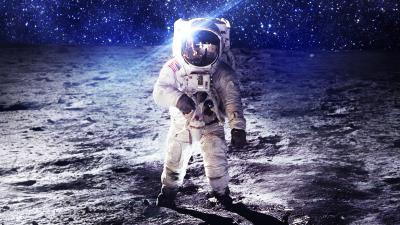 Cosmonaut space suit space 4k wallpaper