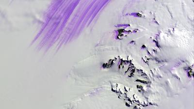 Earth relief snow 4k wallpaper