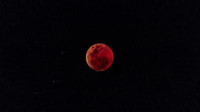 Full moon eclipse red moon 4k wallpaper