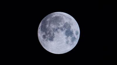 Full moon moon satellite 4k wallpaper