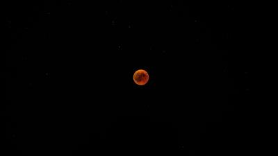 Full moon red moon eclipse image 4k wallpaper