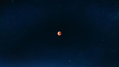 Full moon red moon eclipse 4k wallpaper
