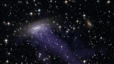 Galaxy gas stream constellations 4k wallpaper