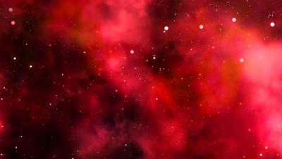 Galaxy space red 4k wallpaper