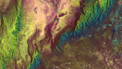 Mountains relief earth 4k wallpaper