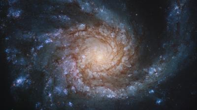 Ngc 4254 galaxy spiral 4k wallpaper
