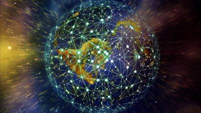 Planet earth plexus 4k wallpaper