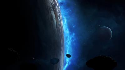 Planet meteorite asteroid 4k wallpaper