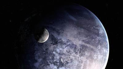 Planet satellite space picture 4k wallpaper