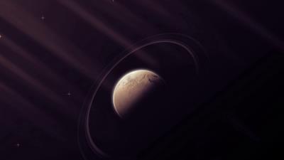 Planet space circle 4k wallpaper