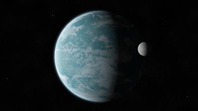 Planet space shadow star 4k wallpaper