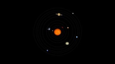Solar system planets space 4k wallpaper