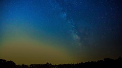 Starry sky night stars image 4k wallpaper