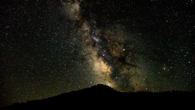 Starry sky night stars 4k wallpaper