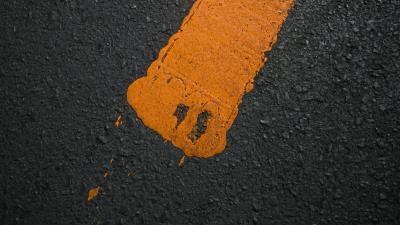 Asphalt line paint 4k wallpaper