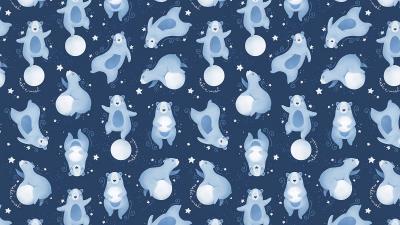 Bear pattern patterns 4k wallpaper