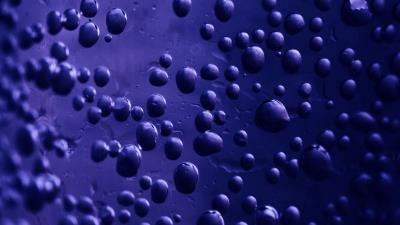 Bubbles surface purple blur 4k wallpaper
